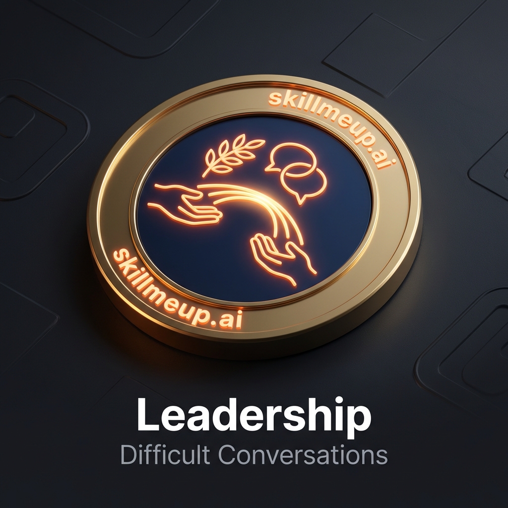 Difficult Conversations for Managers Badge