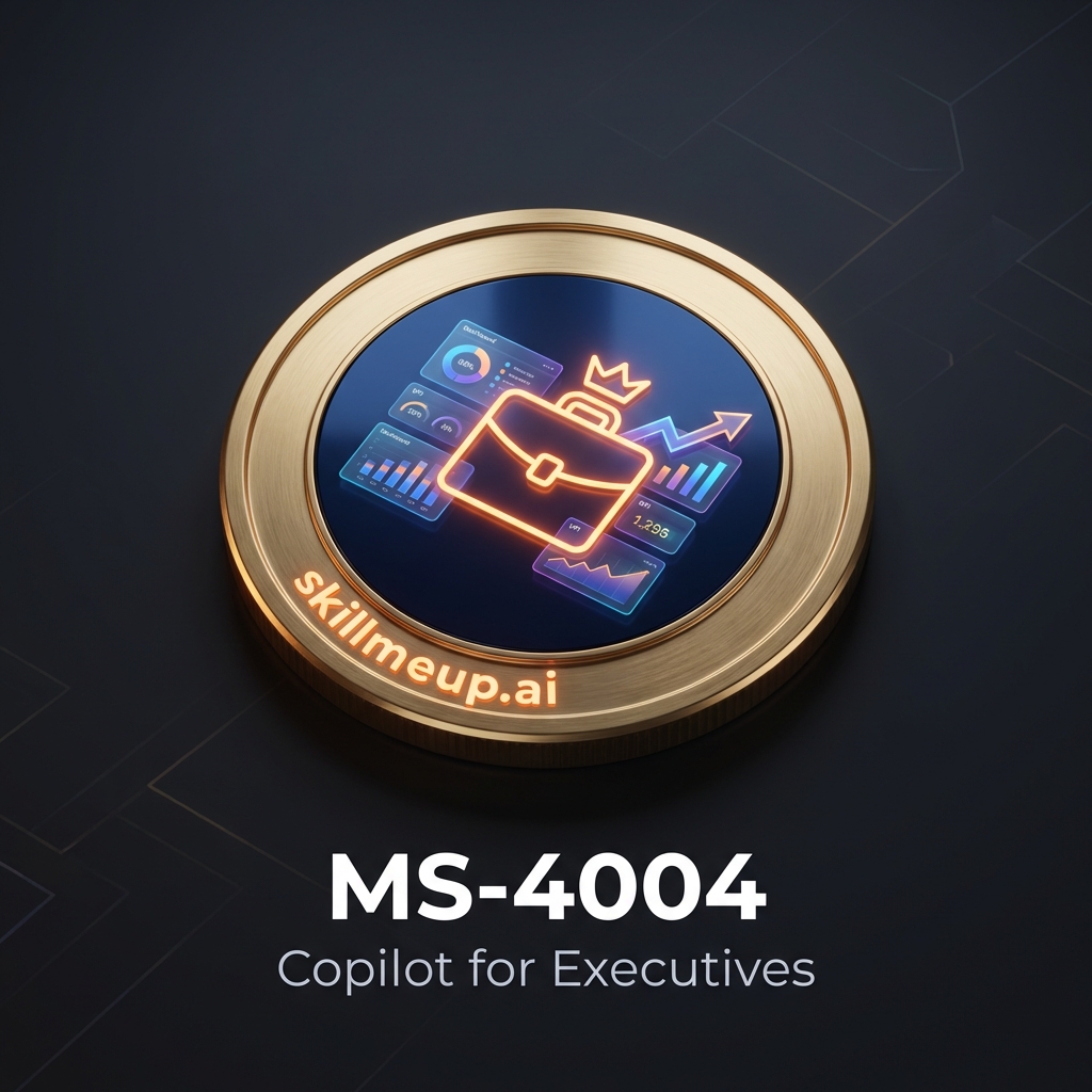 MS-4004 Copilot Executives Focus Completion Badge