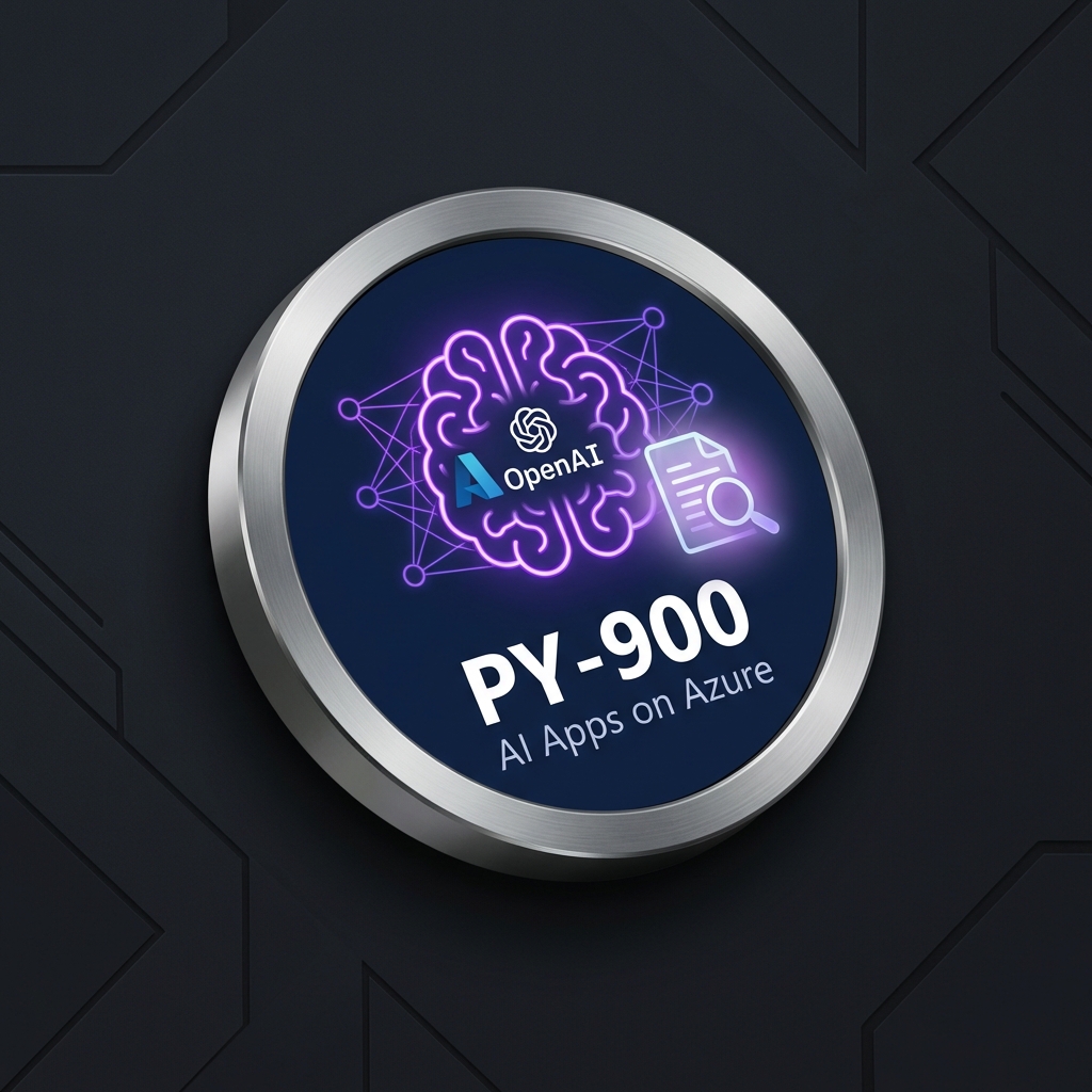 Building AI-Powered Applications with Python on Azure Badge