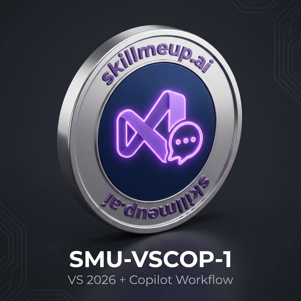 VS 2026 + Copilot Enterprise Workflow Badge
