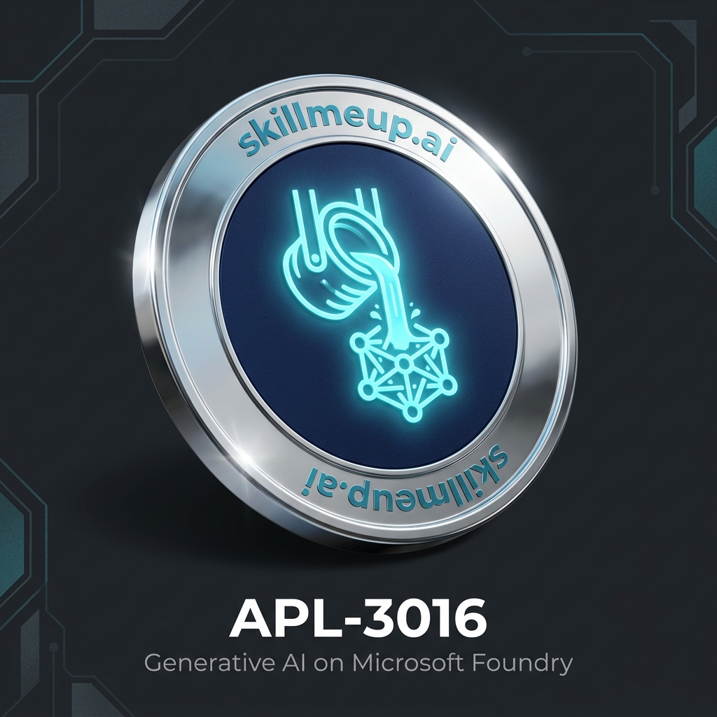 AI-3016: Develop Generative AI Apps on Microsoft Foundry Badge