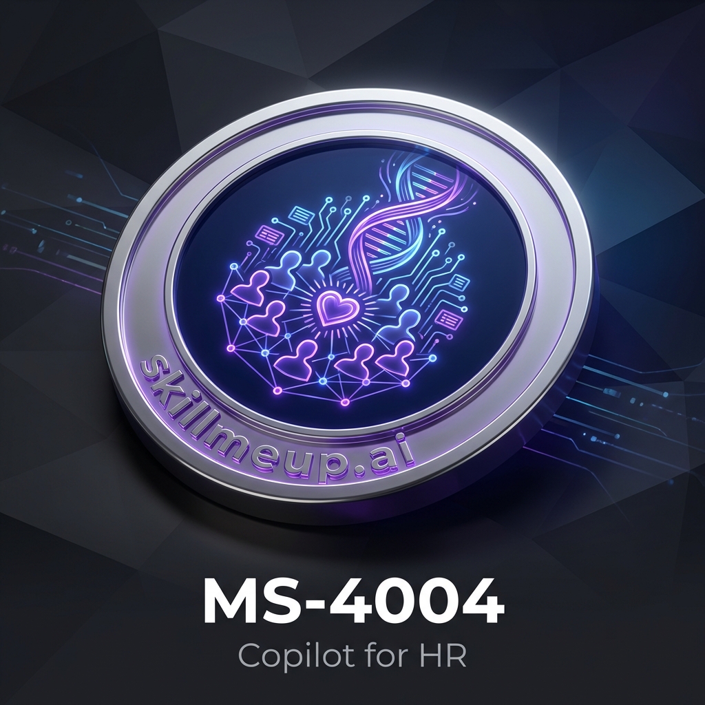 MS-4004 Copilot HR Focus Completion Badge