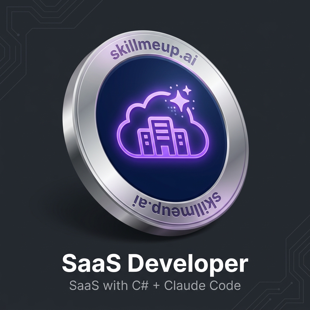 SaaS Developer with Claude Code Badge