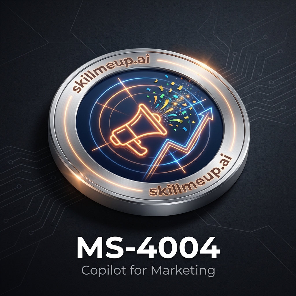 MS-4004 Copilot Marketing Focus Completion Badge