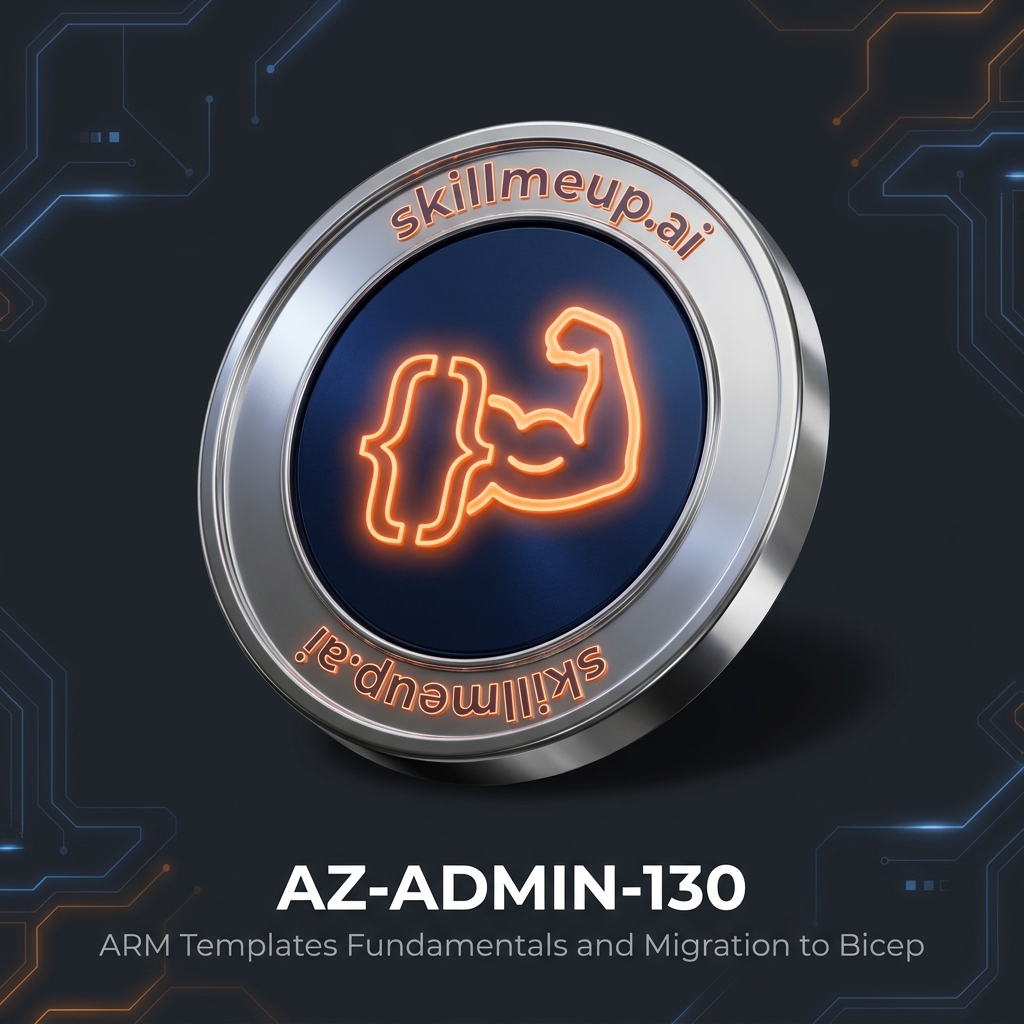 AZ-ADMIN-130 — ARM Templates - Fundamentals and Migration to Bicep Badge