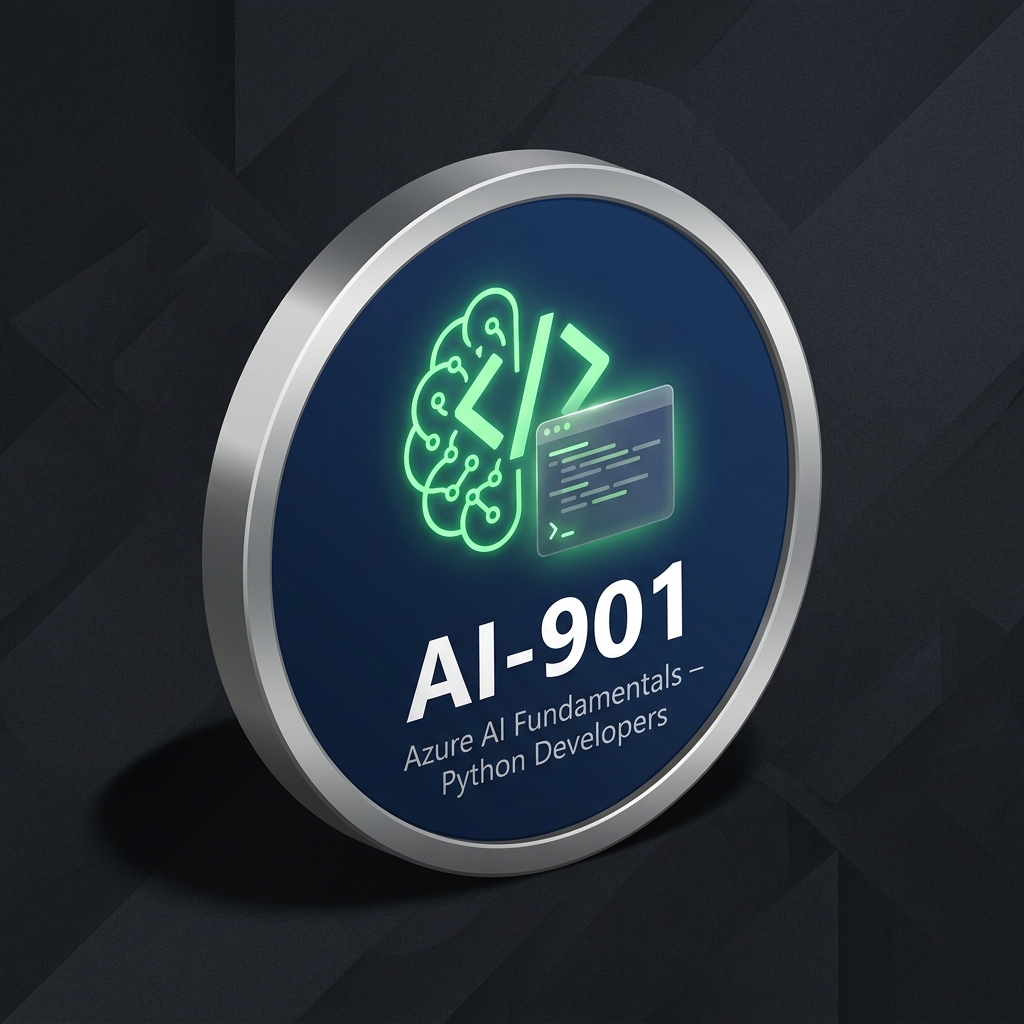 AI-901: Azure AI Fundamentals — Python Developers Badge