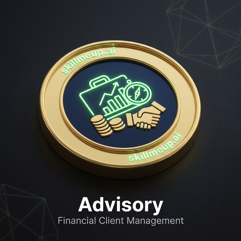 Financial Advisory Client Management Badge