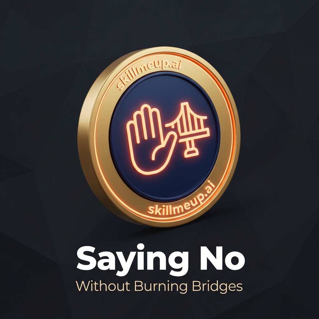 Saying No Without Burning Bridges Badge