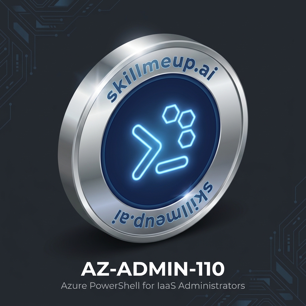 AZ-ADMIN-110 — Azure PowerShell for IaaS Administrators Badge