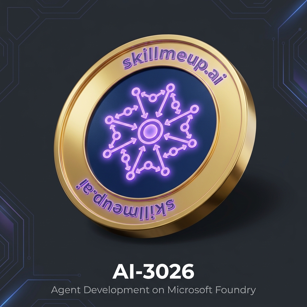 AI-3026: Agent Development on Microsoft Foundry Badge
