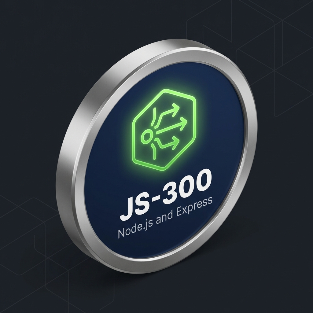 Node.js and Express Badge