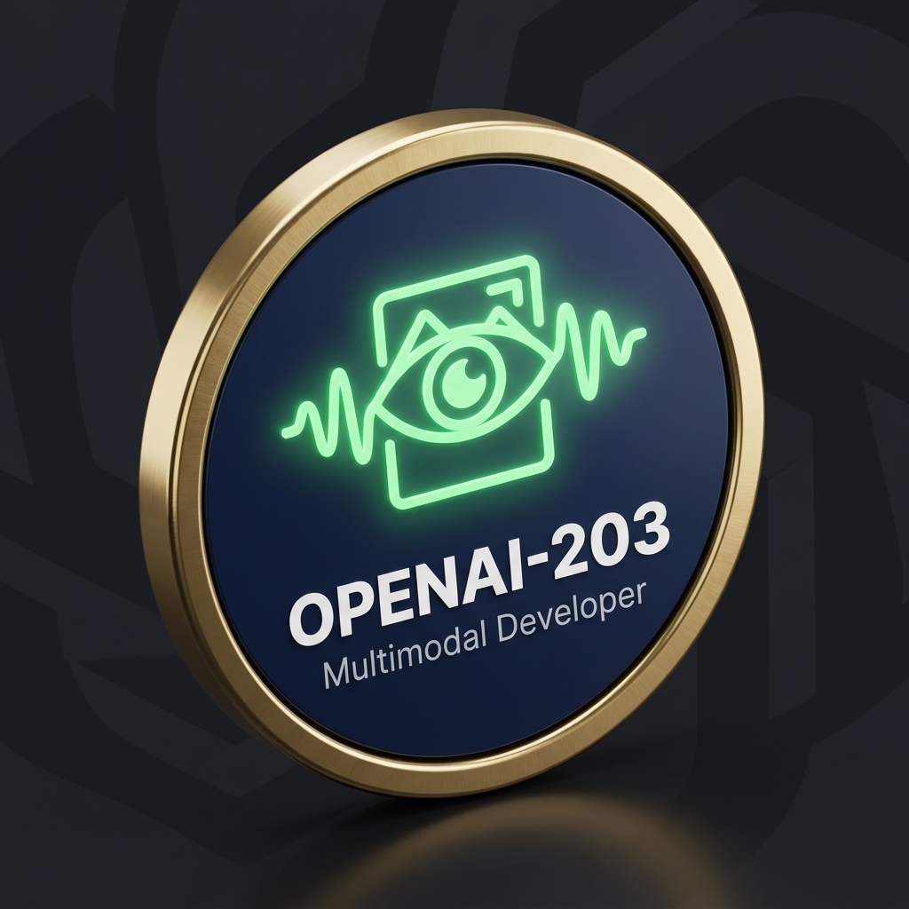 OpenAI Multimodal Developer Badge