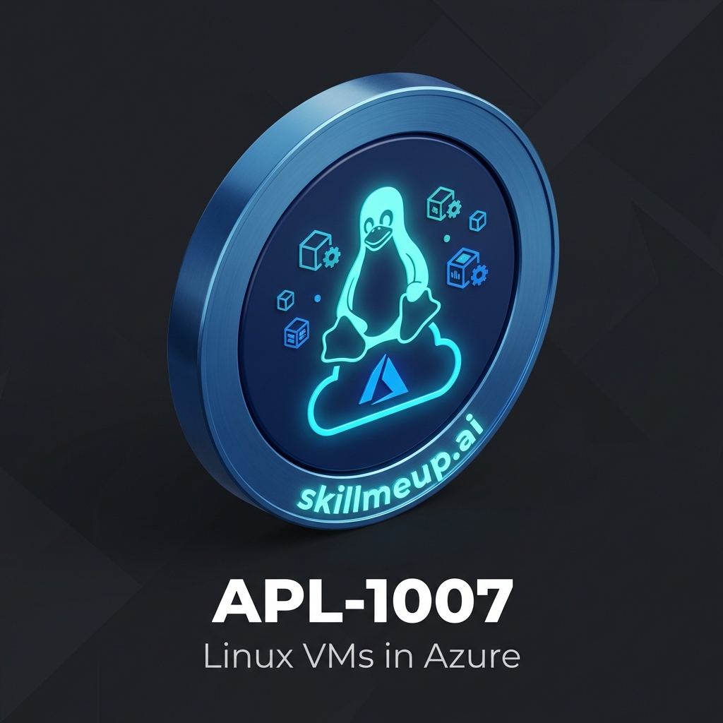 APL-1007 Deploy and Administer Linux VMs in Azure Badge