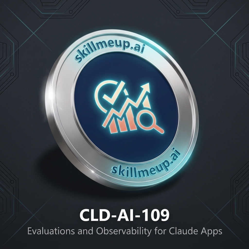 Evaluations and Observability for Claude Apps Badge