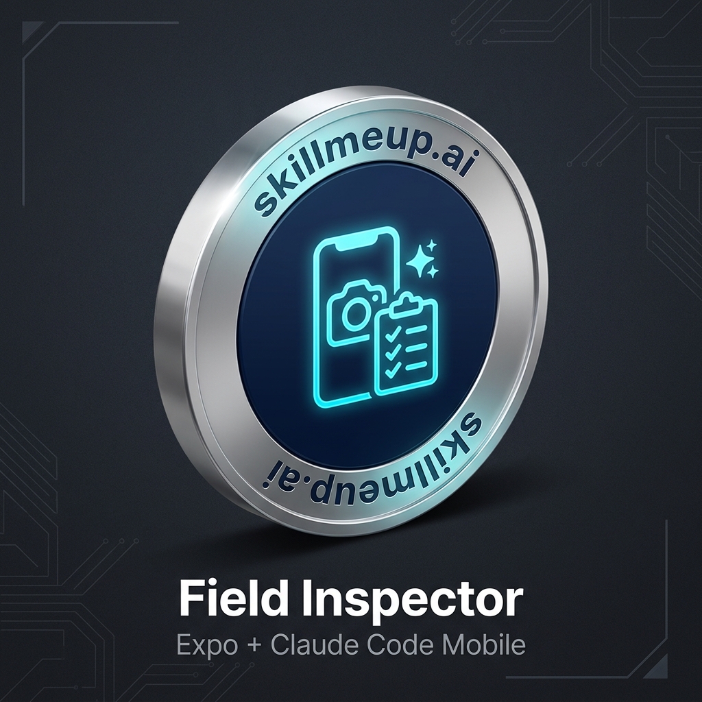 AI-Powered Field Inspection App — Expo + Claude Code Badge