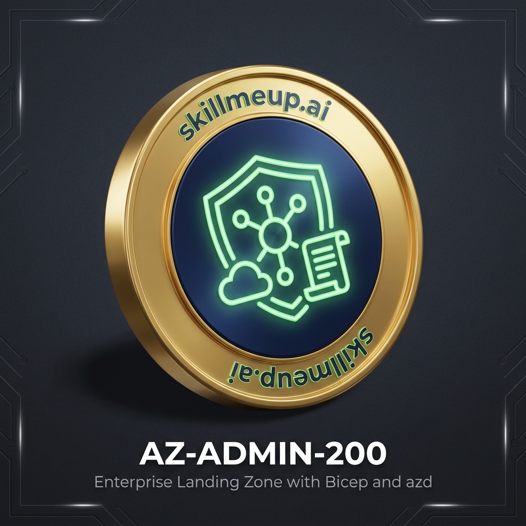 AZ-ADMIN-200 — Enterprise Landing Zone with Bicep and azd Badge