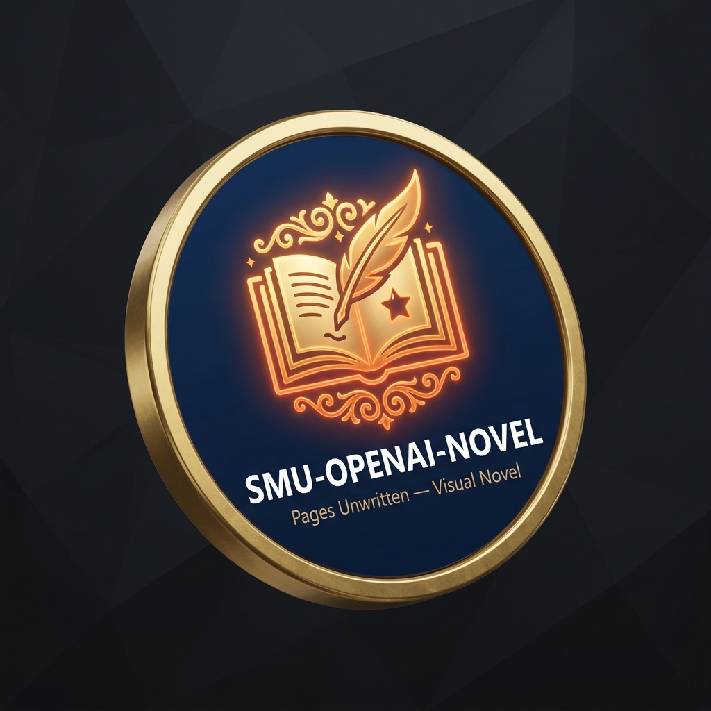 Pages Unwritten — Visual Novel Architect Badge
