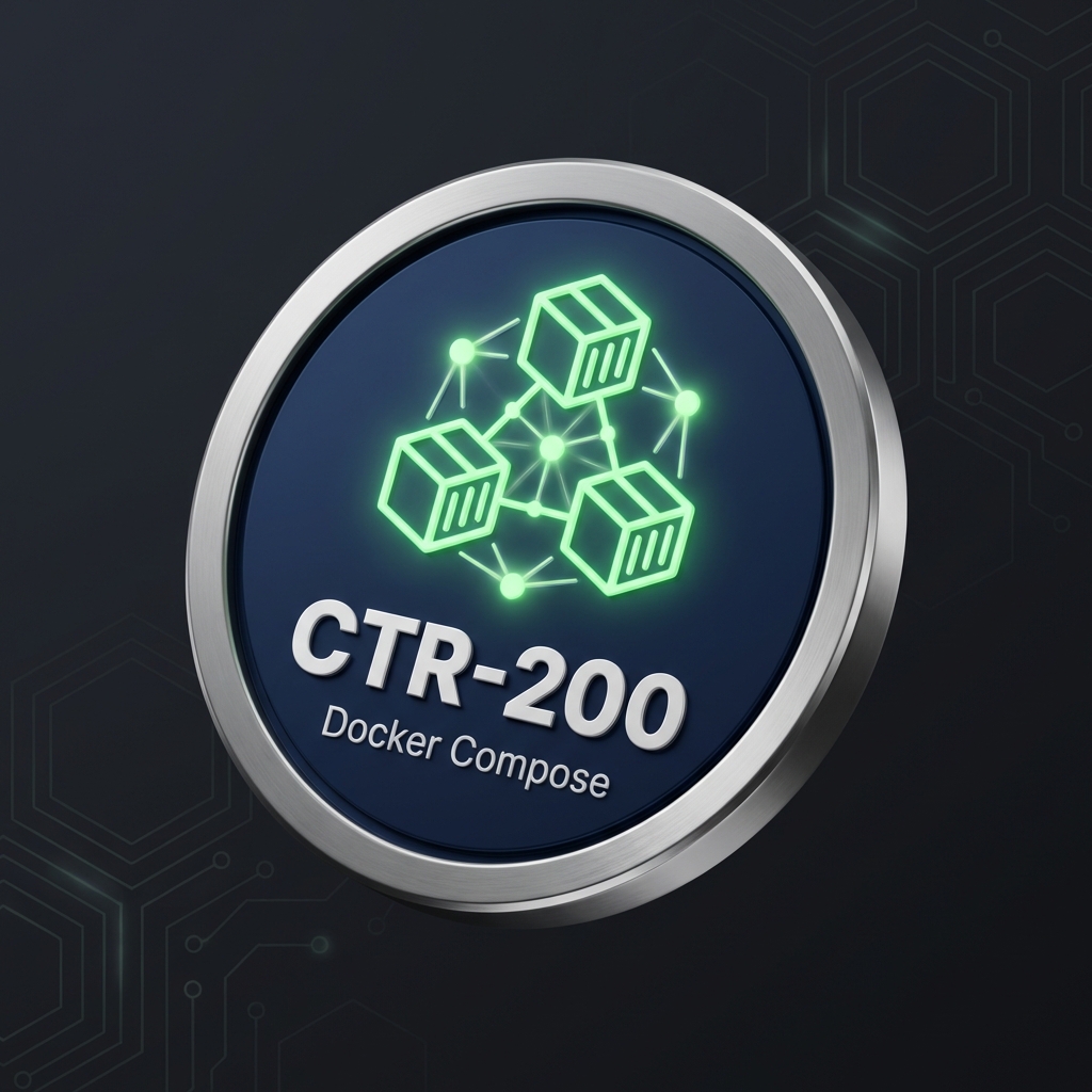 Multi-Container Applications with Docker Compose Badge