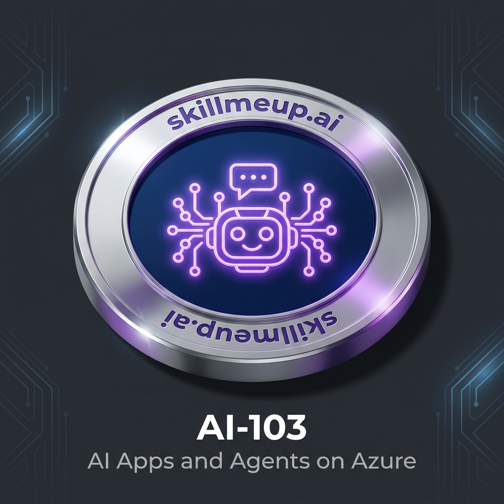 AI-103: Developing AI Apps and Agents on Azure Badge