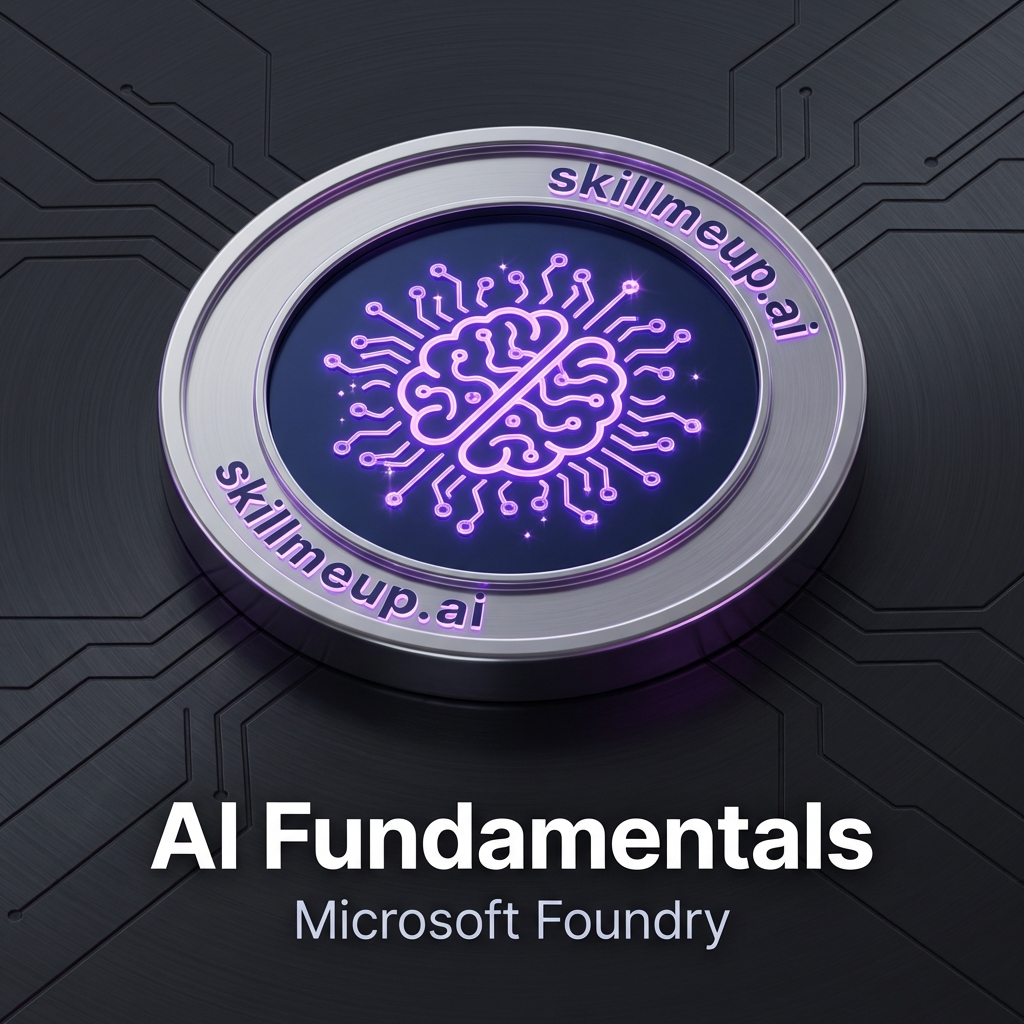 AI Fundamentals with Microsoft Foundry Badge