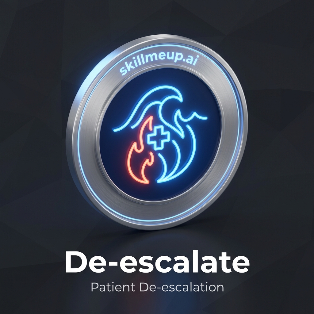 Patient De-escalation in Clinical Settings Badge