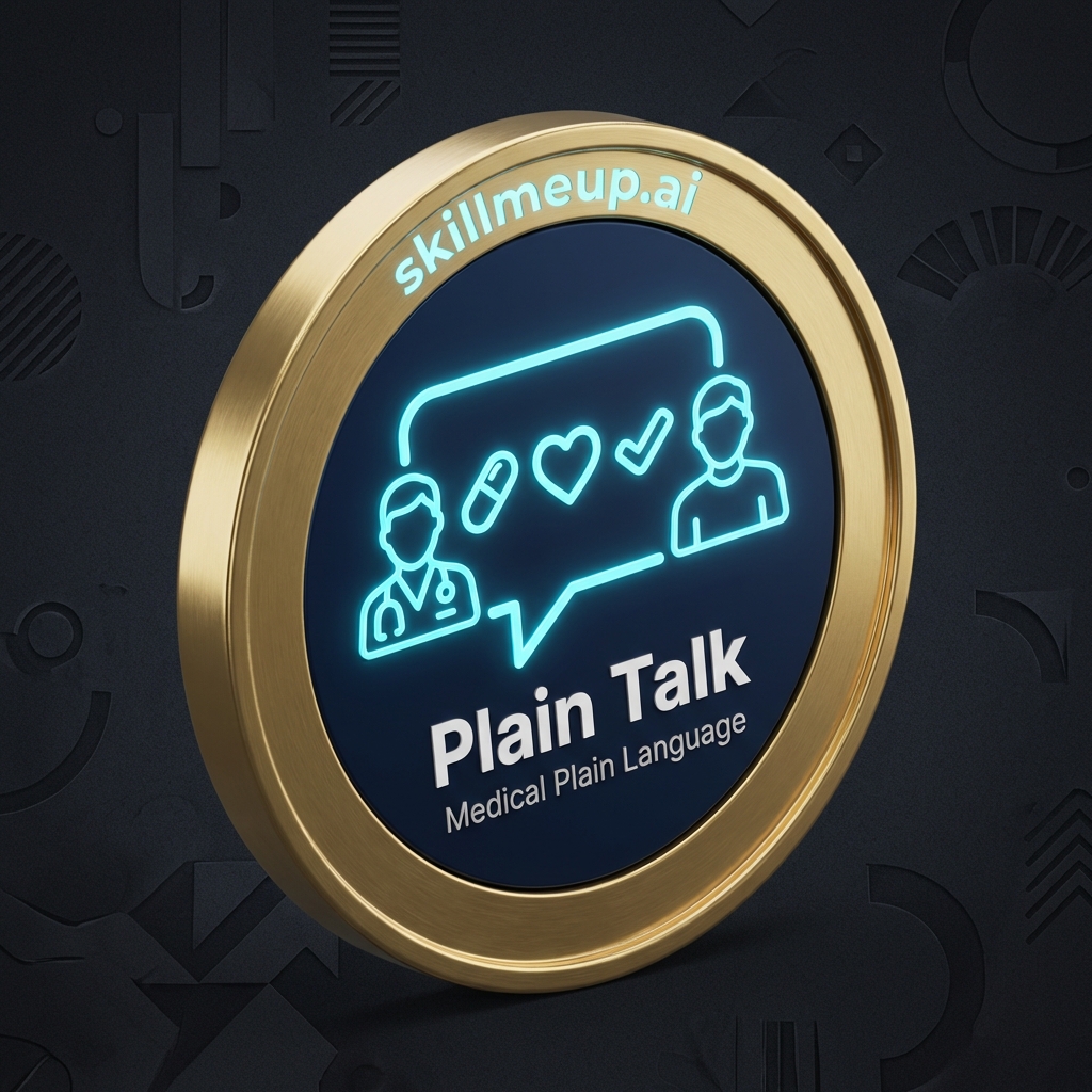 Explaining Medical Decisions in Plain Language Badge