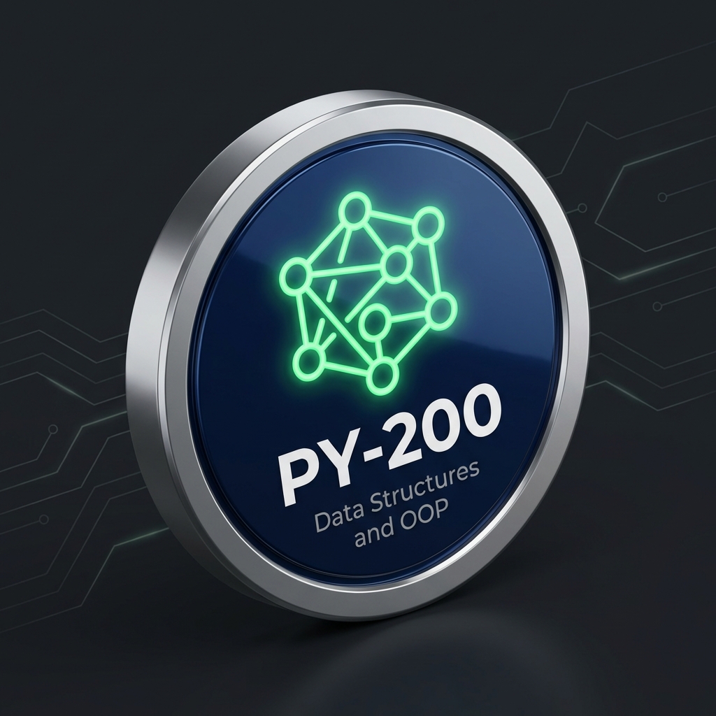 Python Data Structures and OOP Badge