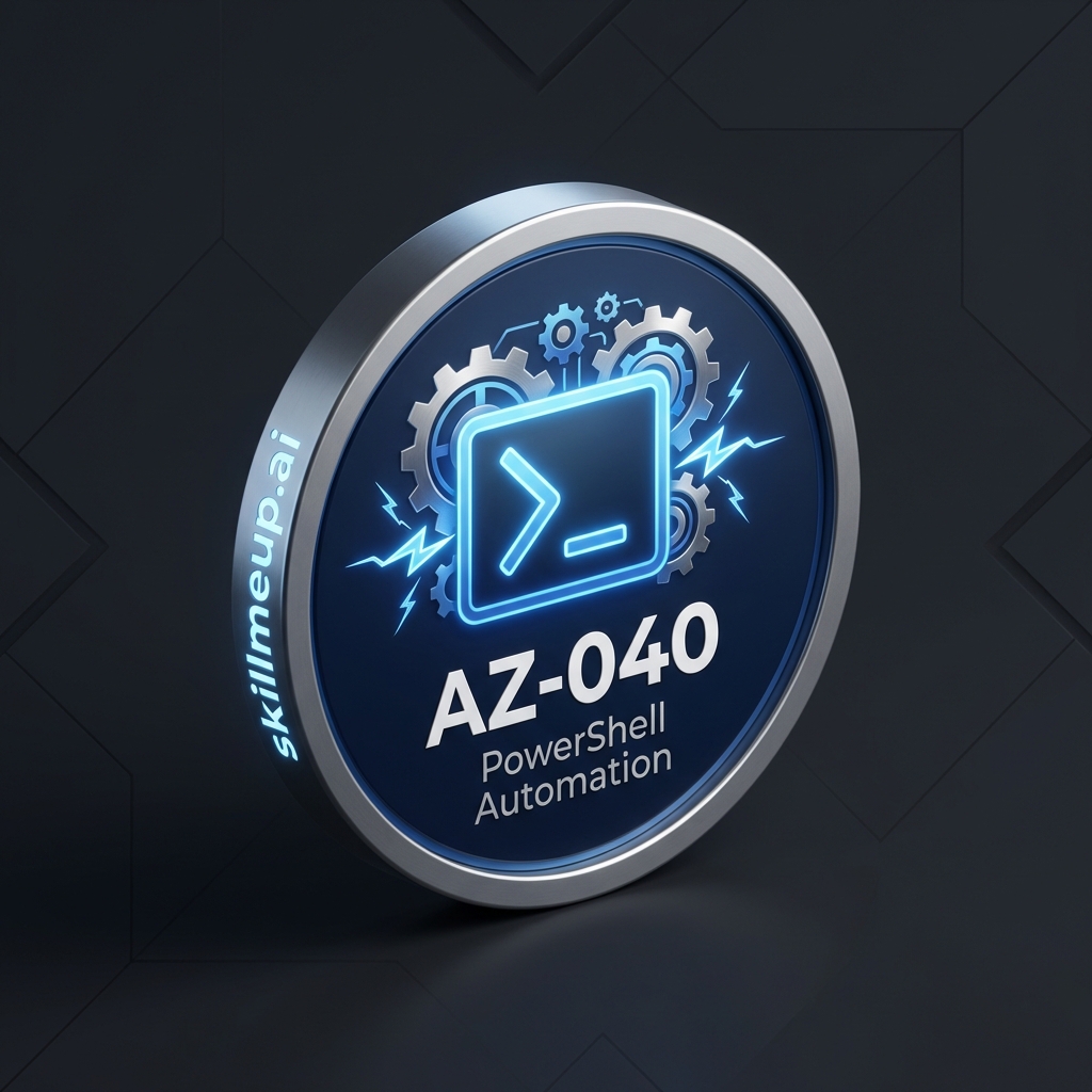 AZ-040: Automating Administration with PowerShell Badge