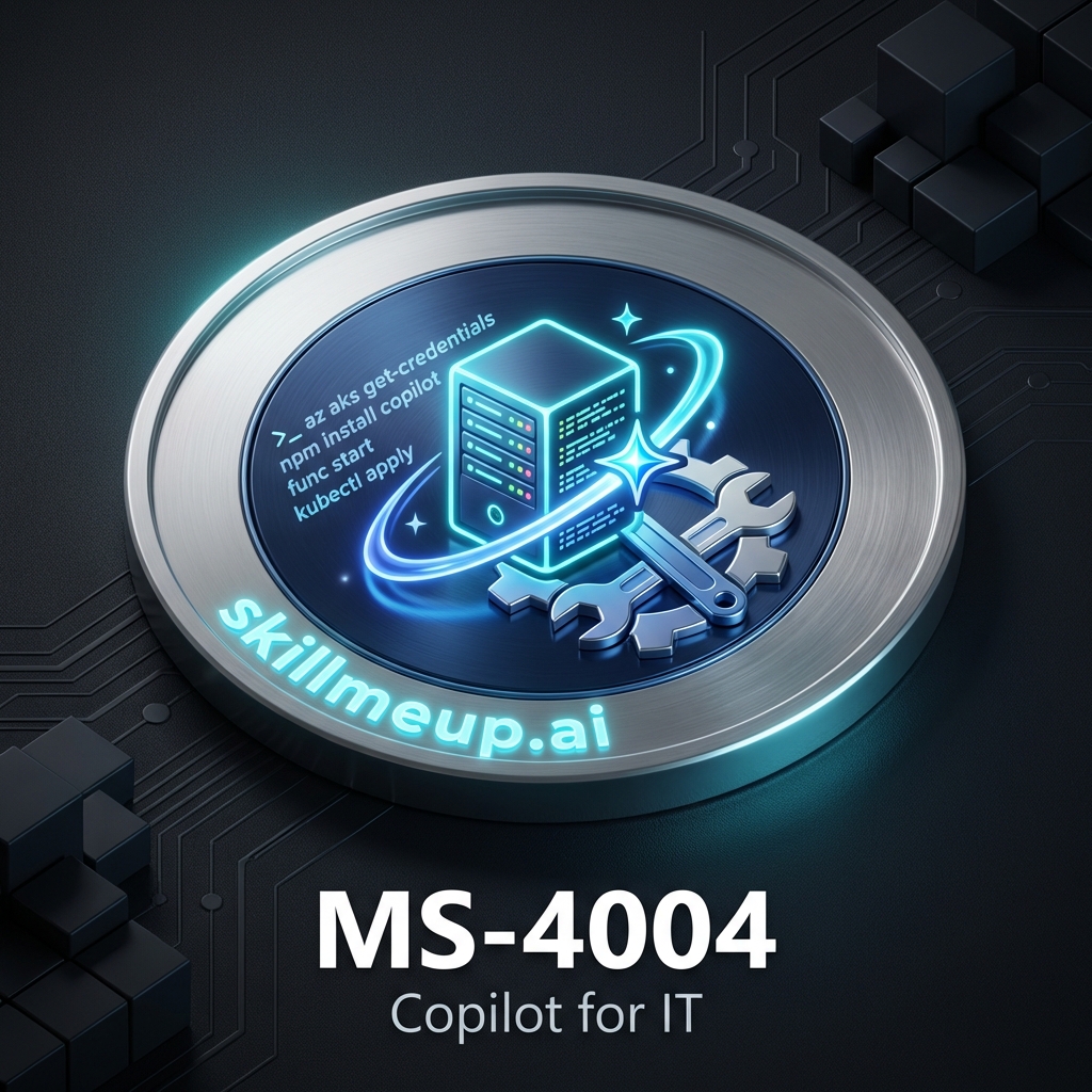 MS-4004 Copilot IT Focus Completion Badge