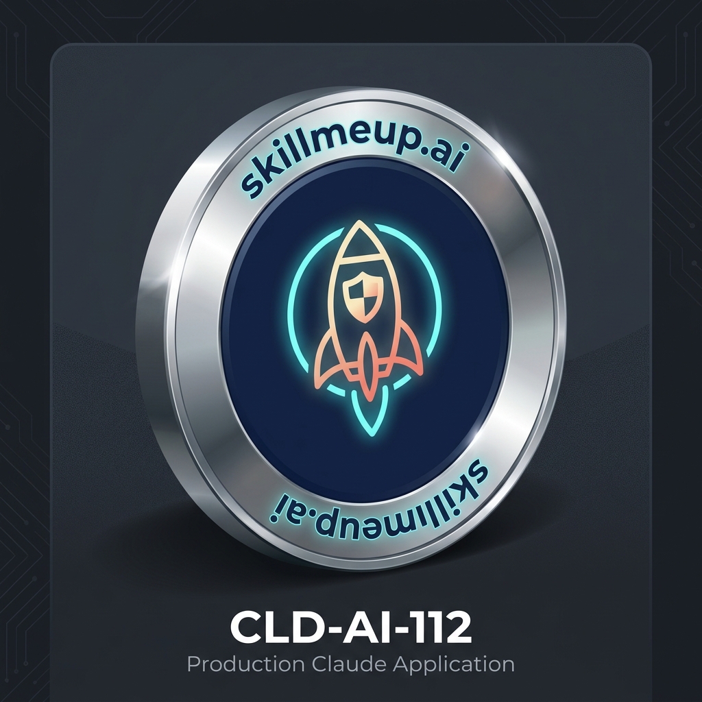 Production Claude Application Badge