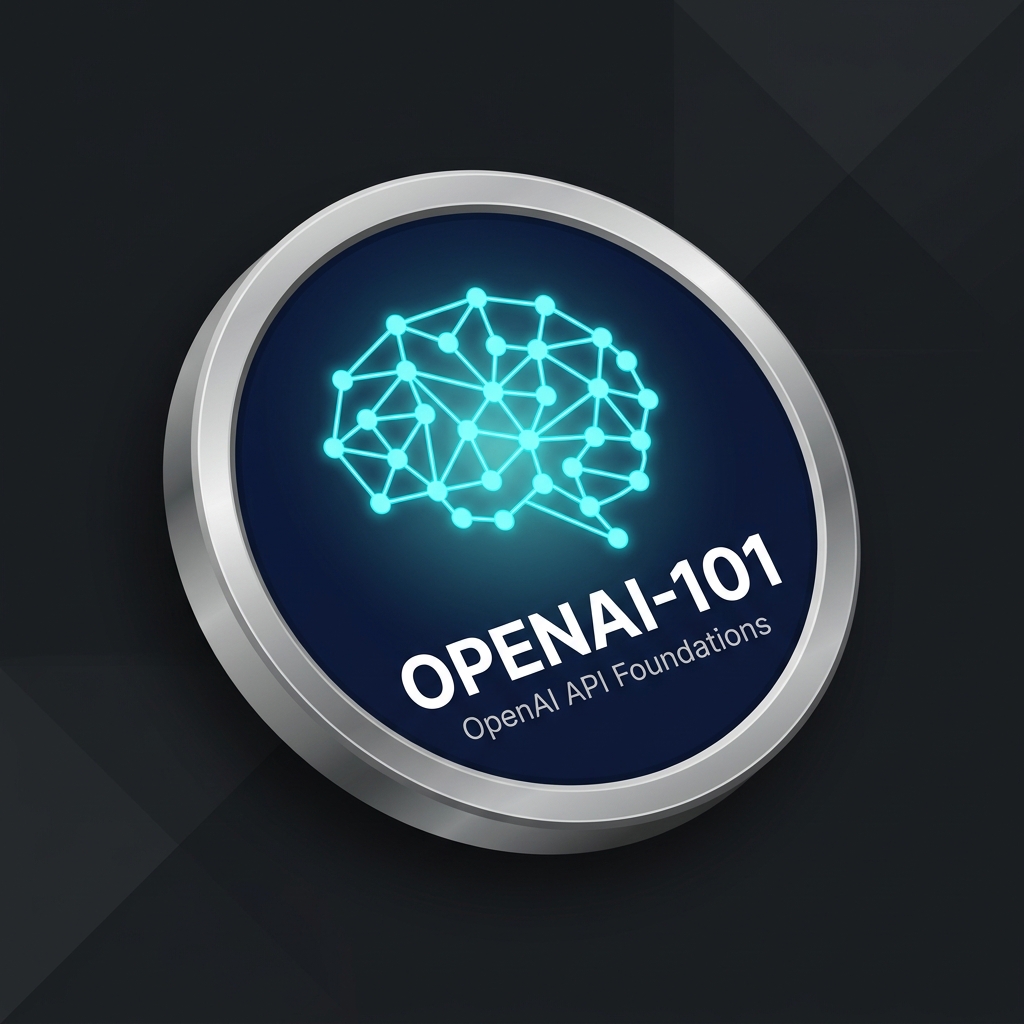 OpenAI API Foundations Badge